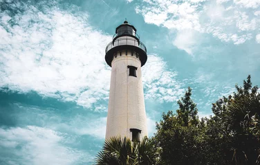Fotobehang Amelia Island Lighthouse © Penny Britt