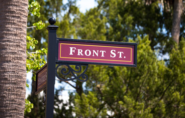 Front Street Sign