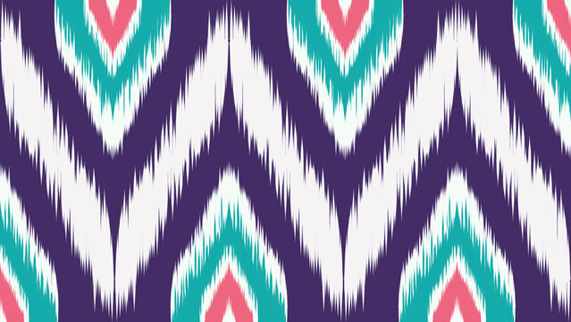 Traditional tribal or Modern native thai ikat pattern. Geometric ethnic background for pattern seamless design or wallpaper.