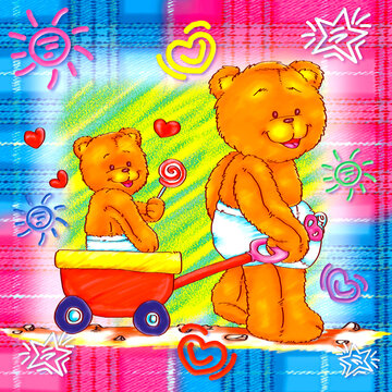 cute and funny bear