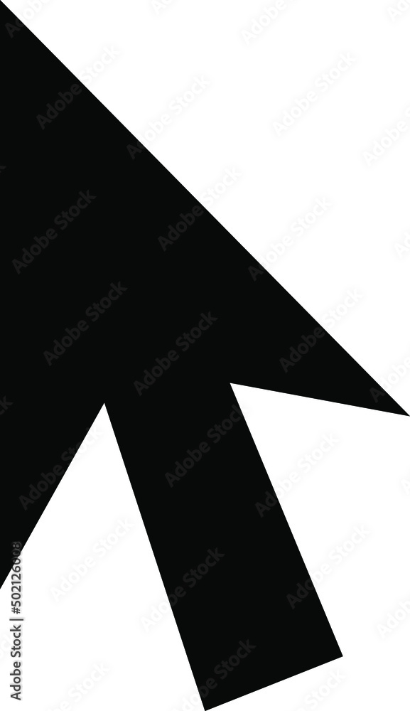 Poster mouse arrow cursor icon, mouse icon vector, in trendy flat style isolated on white background..eps