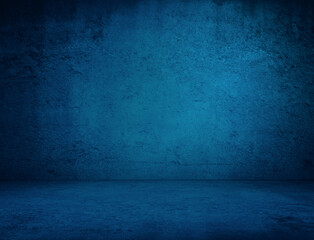 blue concrete background