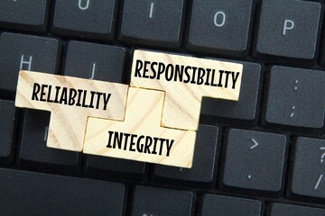 Puzzles with the word integrity responsibility reliability
