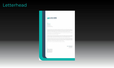 vector letterhead design for any best kind of use