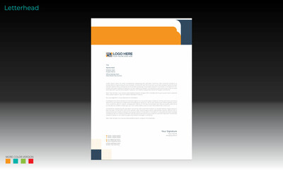 vector letterhead design for any best kind of use