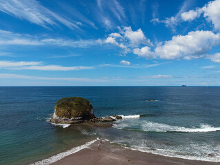 Aerial of Bahia de los Piratas, Costa Rica