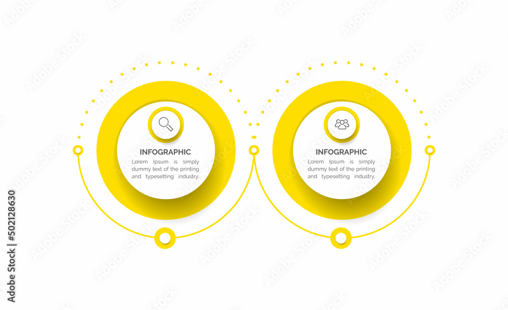 Poster infographic elements data visualization vector design template. can be used for steps, options, busi