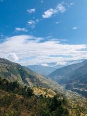 Fototapeta premium view from the top of mountain