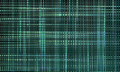 futuristic metallic green abstract grid linear background