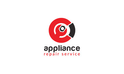 Appliance Repair service logo design templet,