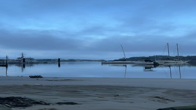 Early Morning Cloudy Bay Time-lapse 