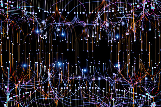 big data visualization digital data threads plot network