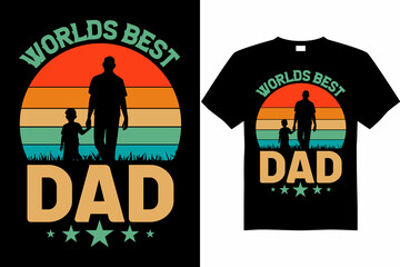 father's day t-shirt design vector