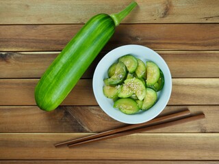 한국음식 애호박 볶음, 요리 