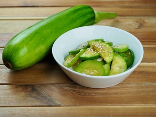 한국음식 애호박 볶음, 요리 