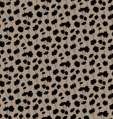 Seamless flowers pattern, floral print.