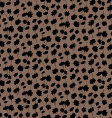 Seamless flowers pattern, floral print.