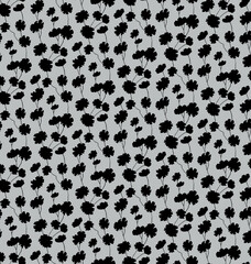 Seamless flowers pattern, floral print.