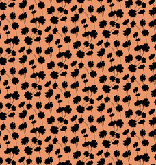Seamless flowers pattern, floral print.