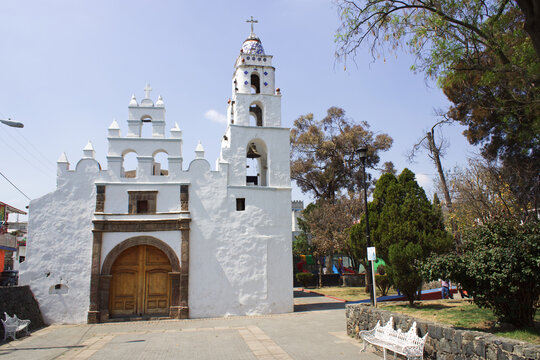 Chapel of San Martin de Porres San Martin Plaza Nuchtla neighborhood, San Pedro Atocpan, in the Milpa Alta mayor's office, Mexico City March 20, 2022