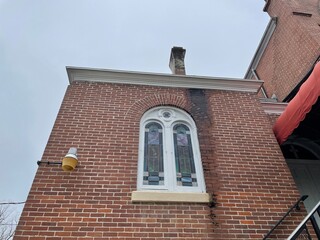 Thankful Baptist Church old window