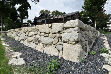 高穴穂神社　最古の穴太衆石積みの再現　滋賀県大津市穴太