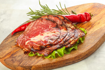 Dried pork neck meat snack