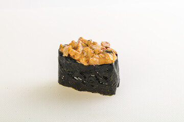 Japanese traditional sushi - spicy gunkan