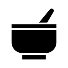 Herbal medicine vector icon symbol design