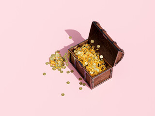 金貨がたくさん詰まった宝箱