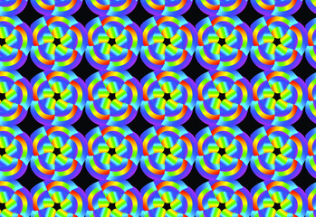 Rainbow colorful gradient seamless pattern background