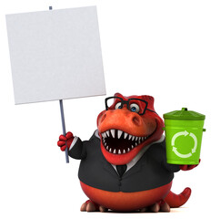 Fun Trex - 3D Illustration