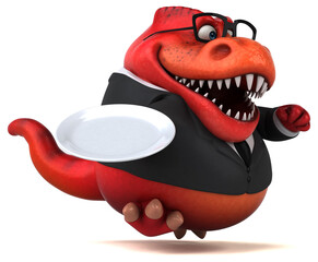 Fun Trex - 3D Illustration © Julien Tromeur