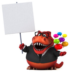 Fun Trex - 3D Illustration