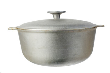 Bowler hat isolated on white. Items for survival in nature.