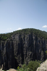 Fototapeta na wymiar rock in the mountains
