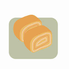 卵焼きのイラスト