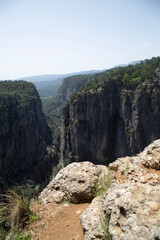 waterfall in the mountains