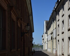 Historische Bauwerke in der Altstadt von Duesseldorf, Nordrhein - Westfalen
