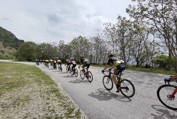 bikers bikes in international tour of greece in ioannina race