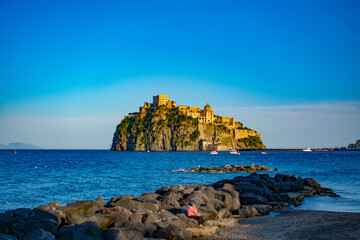 Castle in Ischia - obrazy, fototapety, plakaty