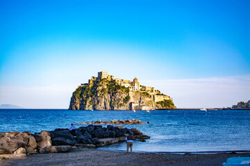 Aragonese Castle of Ischia - obrazy, fototapety, plakaty