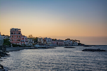 Sunset in Ischia - obrazy, fototapety, plakaty