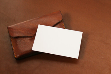 上品なビジネスカード（合成用）