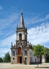 Fototapeta na wymiar Nossa Senhora das Dores church in Trofa, Norte - Portugal 