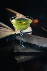 green cocktail