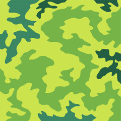 Fototapeta na wymiar Abstract background with green camouflage pattern