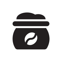 Coffee Bag , Coffee solid icon.