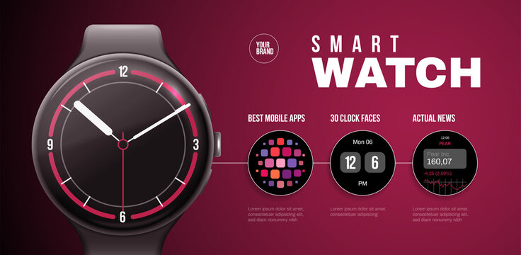 Smart Watch Horizontal Poster