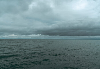 clouds over the sea